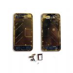 carcasa central  Iphone 4s con partes, gold